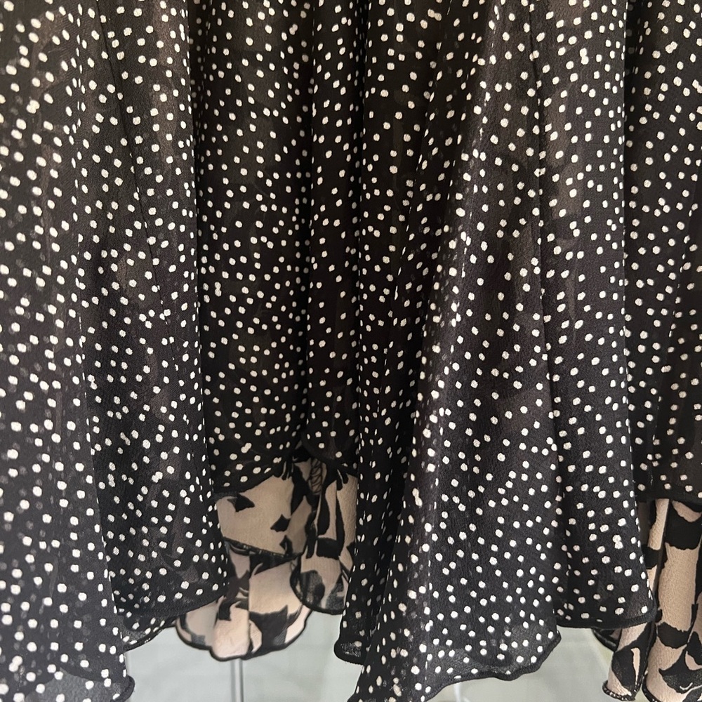 Reversible skirt with stretchy waist